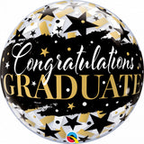 Congratulations Graduate Stars Bubble Balloon