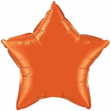Orange Star 50cm Foil Balloon