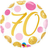 Pretty in Pink Age Table Arrangement (Age 16 - 70 Available)