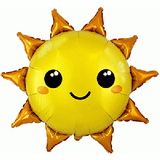 Smiling Sun Sunshine Balloon Shape