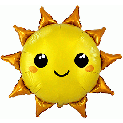Smiling Sun Sunshine Balloon Shape
