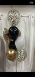 Bespoke Balloon & Star Confetti Floor Arrangements (2- 3 days float time)