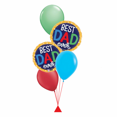 Best Dad Ever Balloon Bouquet