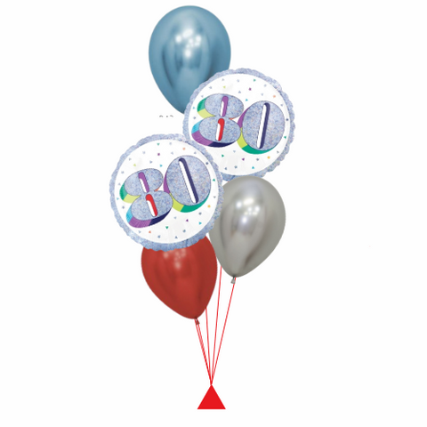 Here's to 80 Balloon Bouquet