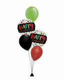Colourful Happy Graduation Balloon Bouquet