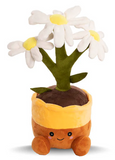 Plush Potted Daisy Soft Toy White (33cm)