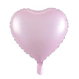 Matte Pastel Pink Heart 46cm Foil Balloon
