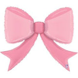 Pink Bow Foil Shape Balloon (104cm) - Brisbane Balloons