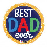 Best Dad Ever Foil Balloon 45cm
