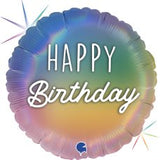 Happy Birthday Ombre Foil Balloon