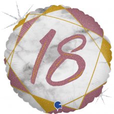 18 Rose Gold Grabo Foil Balloon