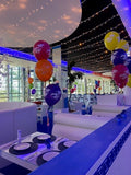 Melbourne Cup 3 Balloon table arrangement