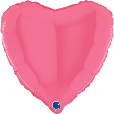 Pink Heart Foil Balloon
