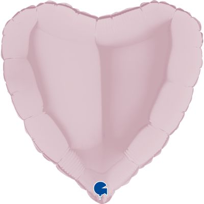 Pastel Pink Heart Foil Balloon