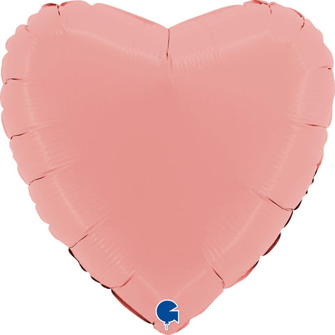 Matte Pink Heart Foil Balloon