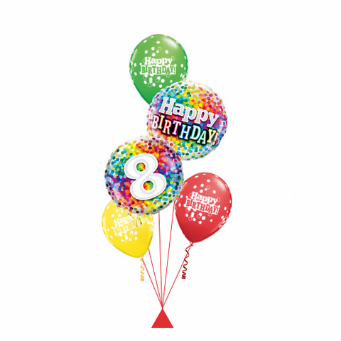 Age Spots Birthday Bouquet (Ages 6, 7, 8, 10, 11 Available)
