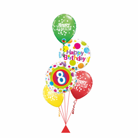 Age Spots Birthday Bouquet (Ages 8, 11, 13 Available)