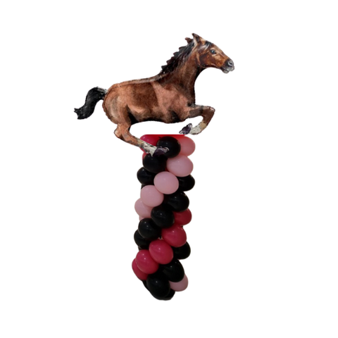 Melbourne Cup Carnival Horse Balloon Column