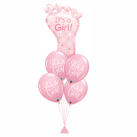 It's a Girl Balloon Bouquet