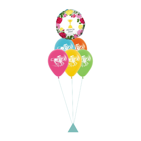Melbourne Cup Themed Helium Floor arrangement