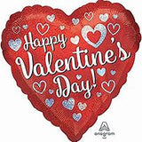 Happy Valentine's Day Foil and Latex Stand
