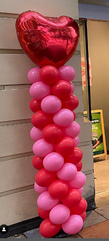 Valentines Day Promotional Balloon Column