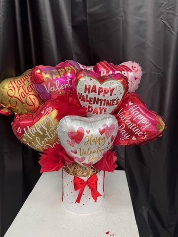 Valentine's Heart Balloon Gift Box