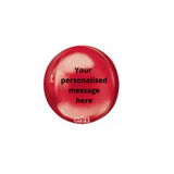 Personalised Red Orbz Balloon