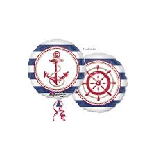 Nautical Double Sided Foil Balloon