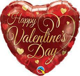Happy Valentine's Day Foil and Latex Stand