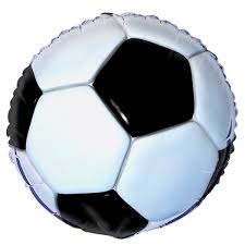 Small (45cm)  Soccer Ball Foil Balloon