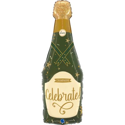 Celebrate! Champagne Bottle Shape Foil Balloon