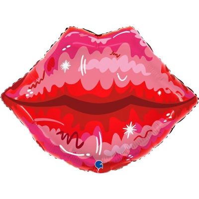 Sparkle Lips Shape Balloon