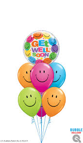 Get Well Soon Lots of Smiles Balloon Bouquet