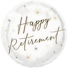 Happy Retirement Foil Balloon