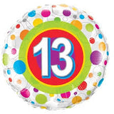 13 Spots Foil Balloon