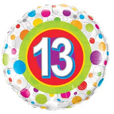 13 Spots Foil Balloon