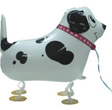 Spotty Dog Walking Pet Balloon