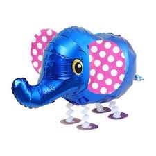 Blue Elephant Walking Pet Balloon