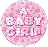 A BABY GIRL Foil Balloon