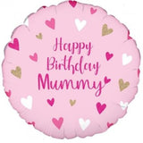 Holographic Happy Birthday Mummy Foil Balloon