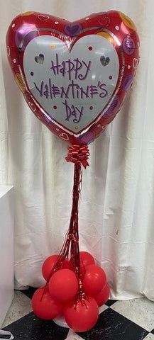 Happy Valentine's Day Balloon Stand