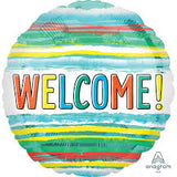 Colourful Welcome Stripes Foil