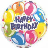 Happy Birthday Sparkling Balloons Foil Balloon