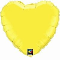 Heart Citrine Yellow