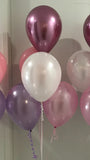 5 Balloon Table Arrangement (10-12 hours float time)