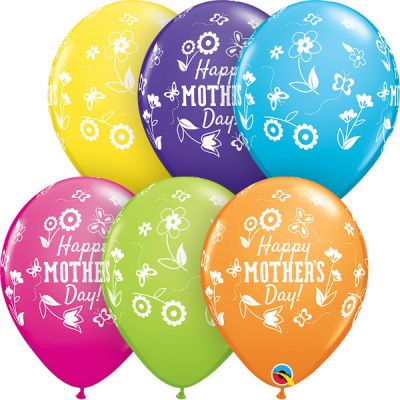 5 x Colourful Mothers Day Mix Latex