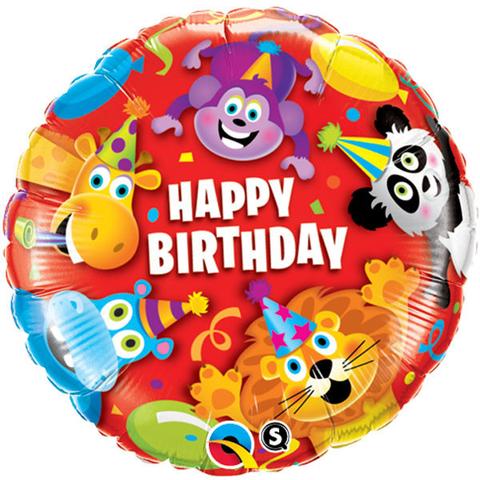 Circus Happy Birthday! Foil Balloon