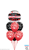 Happy Valentine's Day Love Struck Balloon Bouquet