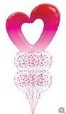 Heart on Hearts Balloon Bouquet